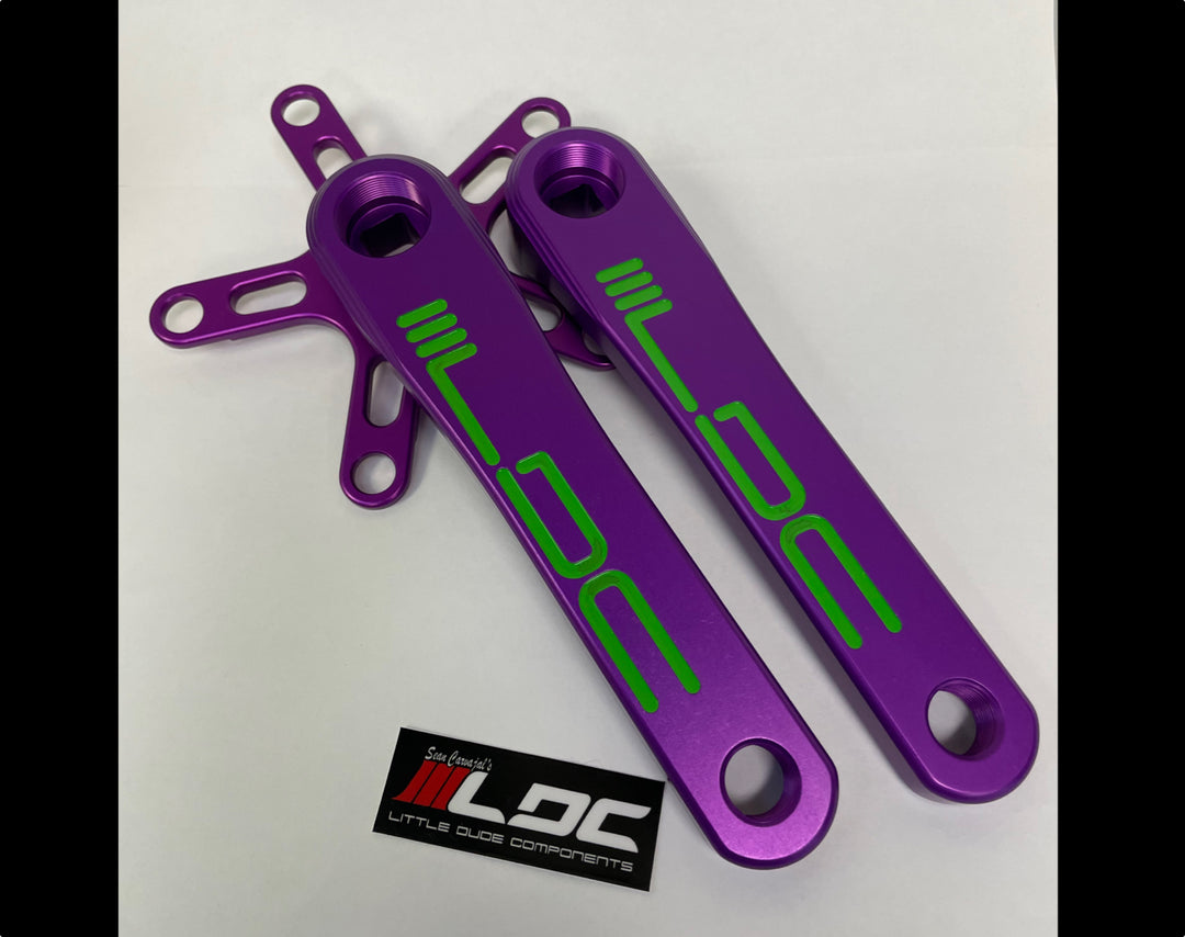 Purple bmx cranks clearance